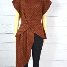 ZARA ASYMETRYCZNA DŁUGA TUNIKA