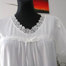 biała koszula nocna , Slenderella, rozmiar 12/14