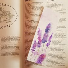 Zakładka do książki-Lawenda