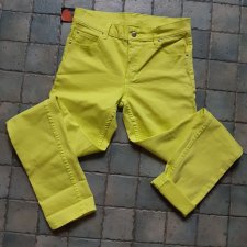 NOWE ! NEON FLUO * CHEAP MONDAY 31/34 NEONOWE SPODNIE JEANSY * DLA WYSOKIEJ * DŁUGA NOGAWKA