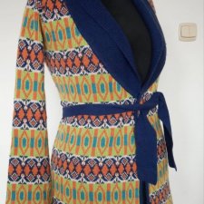 Kardigan sweter rozpinany wełna jagnięca rozm. S