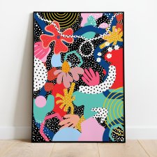 Abstrakcja plakat A4