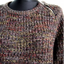 sweter z zamekiem roz 40/42 PAPAYA