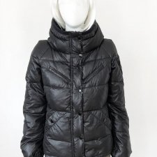 Benetton czarna puchowa kurtka JCK159
