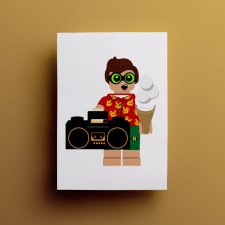 Plakat Batman & Robin | Lego Batman Movie - A3