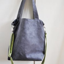 Torba hobo L - szary,  limonka