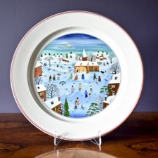 Duży talerz dekoracyjny, patera porcelanowa Villeroy & Boch