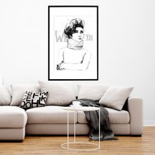 are you B&W, 50x70cm, PLAKAT
