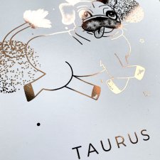 TAURUS - ROSE GOLD PLAKAT (21x30)