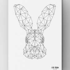 Królik Outline A4