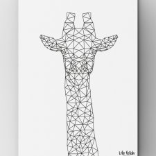 Żyrafa Outline A4