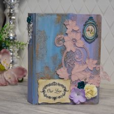 Album notes pamiętnik ręcznie malowany - prezent