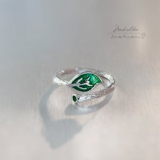 Spring Ring -  Makaliboo Collection, SREBRO 925+BOX