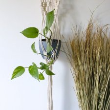 Makrama kwietnik wiszący boho