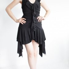 sylwester MELROSE sukienka vintage czarna