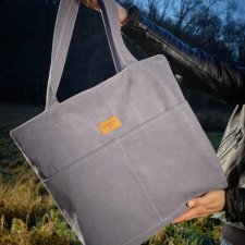 Torebka shopper bag, shoppers SZARA PIĄTECZKA