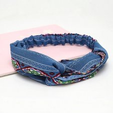 Opaska na gumce boho, etno, apaszka