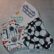 Zestaw męskich maseczek bawełnianych II