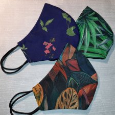 Zestaw damskich maseczek bawełnianych