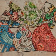 Zestaw sześciu maseczek bawełnianych