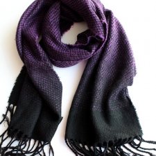 Ciepły miękki szal vintage