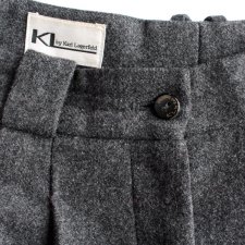 Karl Lagerfeld 100% wool trousers pants vintage EXCLUSIVE