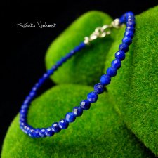 Bransoleta - Ink - Srebro Lapis Lazuli