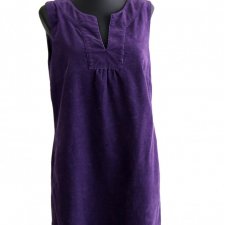 Laura Ashley Fioletowa Sukienka 38