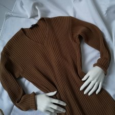 Brązowy sweter merino wool