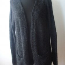 H&M*- SWETER Z WEŁNĄ I MOHEREM