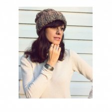 CZAPKA BEANIE Z WEŁNĄ MELANŻ