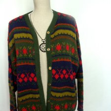 MADE IN ITALY * - WZORZYSTY KARDIGAN