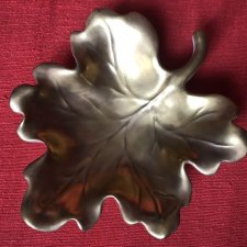 Unikat Gold leaf Capodimonte - made in italy -  fantastyczna paterka sygnowana oryginalna