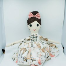 Lalka na prezent, szmaciana lalka, lalka handmade, lalka szmaciana, lalka ręcznie robiona