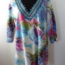 CELLBES*-  WZORZYSTA TUNIKA/BLUZKA