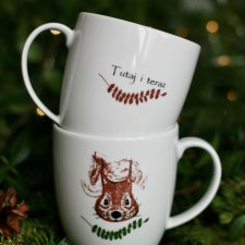 Kubek Wiewiórka z gałązką 380 ml