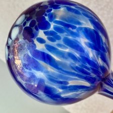 Glassware Friendship Blue Ball ❤ ARTISTIC GLASS ❤ HAND MADE GLASS   ❤ Kula szklana ❤ Bajecznie kolorowy