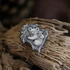 Misie Koala broszka - przypinka ze srebra