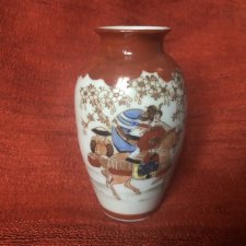 Orientalny ręcznie malowany wazon porcelanowy