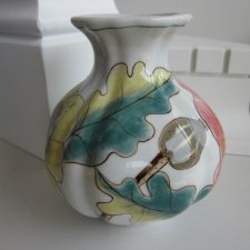 Sinclair - Skarb Ręcznie Malowany porcelanowy unikatowy wazonik