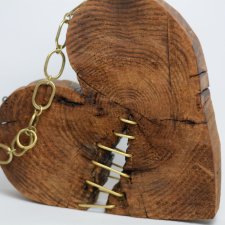 Drewniane serca  - prezent na różne okazje.