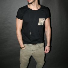 T-SHIRT ONE POCKET TEE UNISEX moro camo miltary