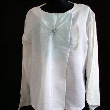 Bluzka-hand made-ręcznie farbowana-bawełna.