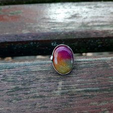 Wiosenny ogródek- pierścionek regulowany