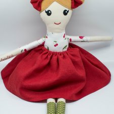 Lalka handmade, szmacianka dla dziewczynki, lalka handmade, prezent