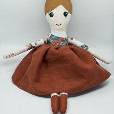 Lalka na prezent, szmaciana lalka Tuli, lalka handmade, szmacianka, moja pierwsza lalka