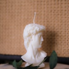 Świeczka świeca sojowa naturalna boho popiersie
