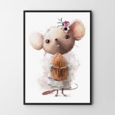 Nowoczesne plakaty dla dziecka myszka 50x70 cm B2