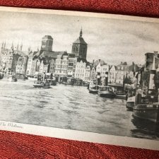 Pozdrowienia z Gdańska 1948 rok - Wydawnictwo Sztuka Kraków - stara pocztówka