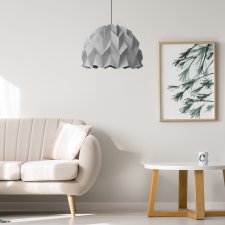 Lampa wisząca origami ICEFRUIT szara